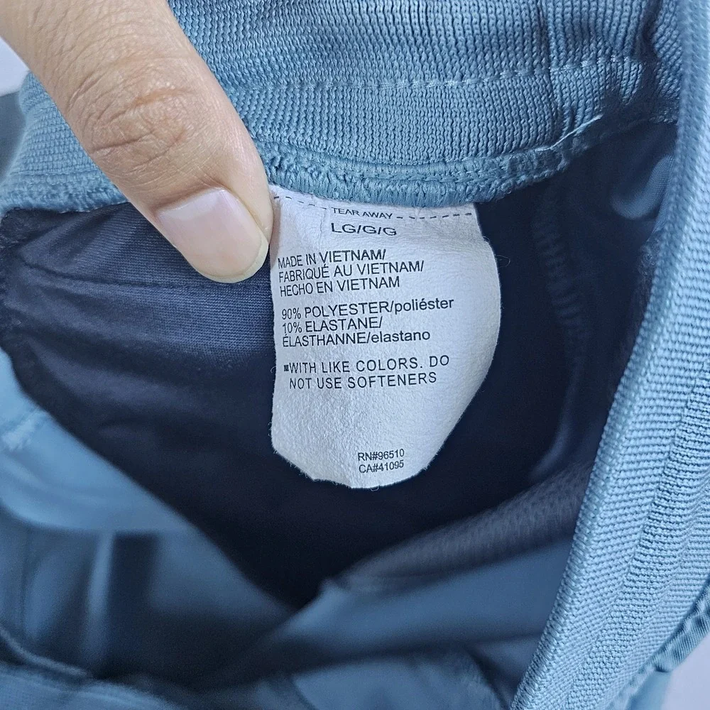 Under Armour Sportstyle Elite Jogger Pants Mens Large Blue Fitted Zip Pockets